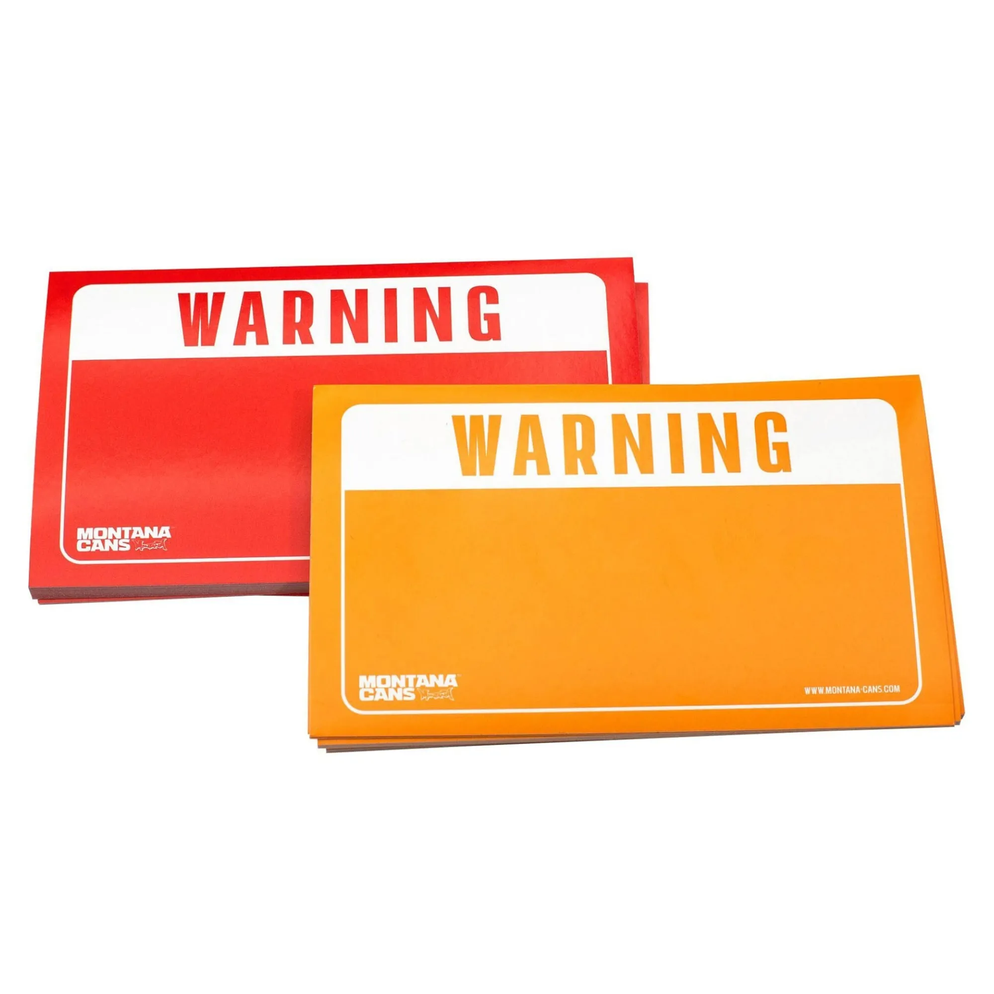 Sticker^Montana Warning Sticker Pack Red/Yellow