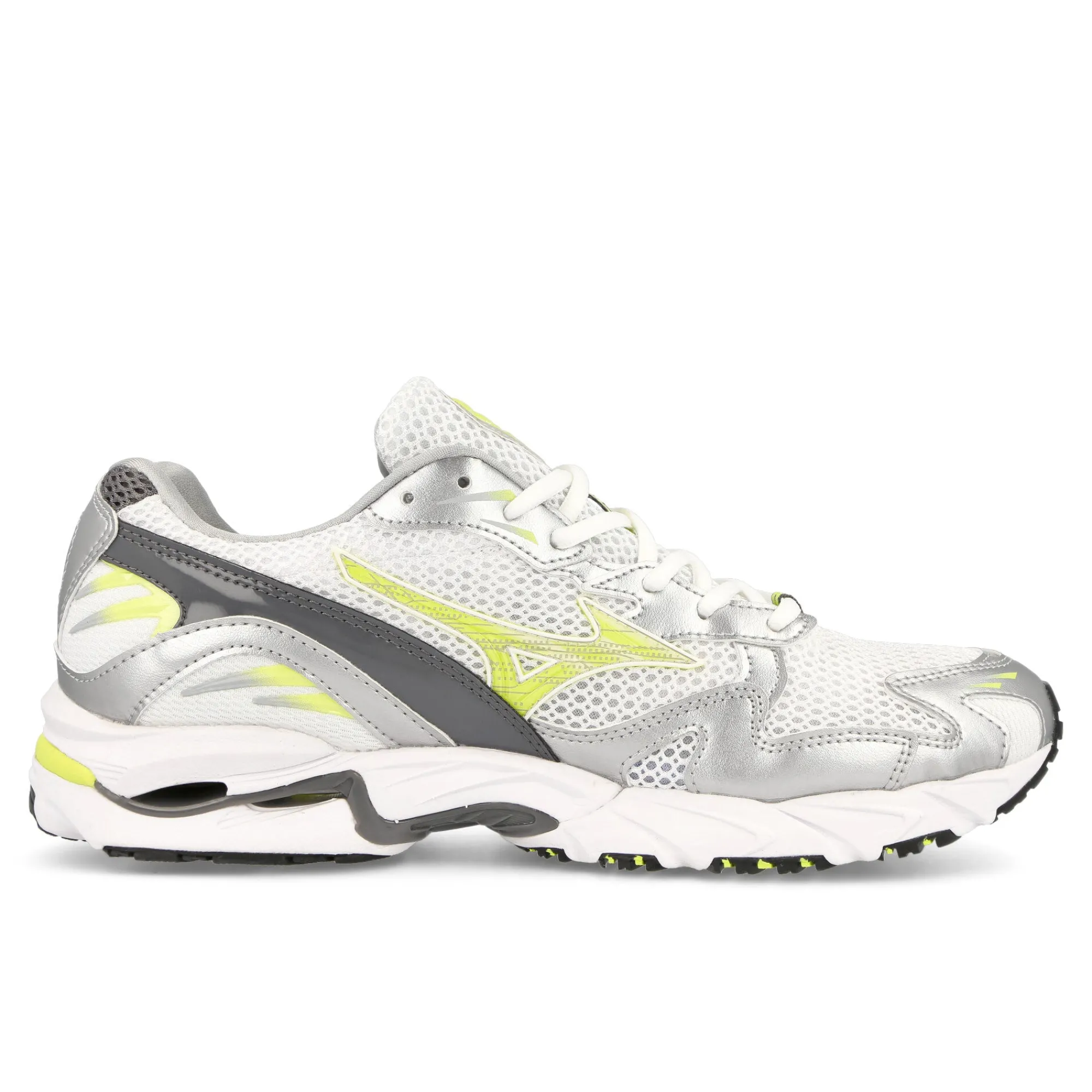 Low Tops | Retro & Running^Mizuno Wave Rider 10 White/SunnyLime/Silver