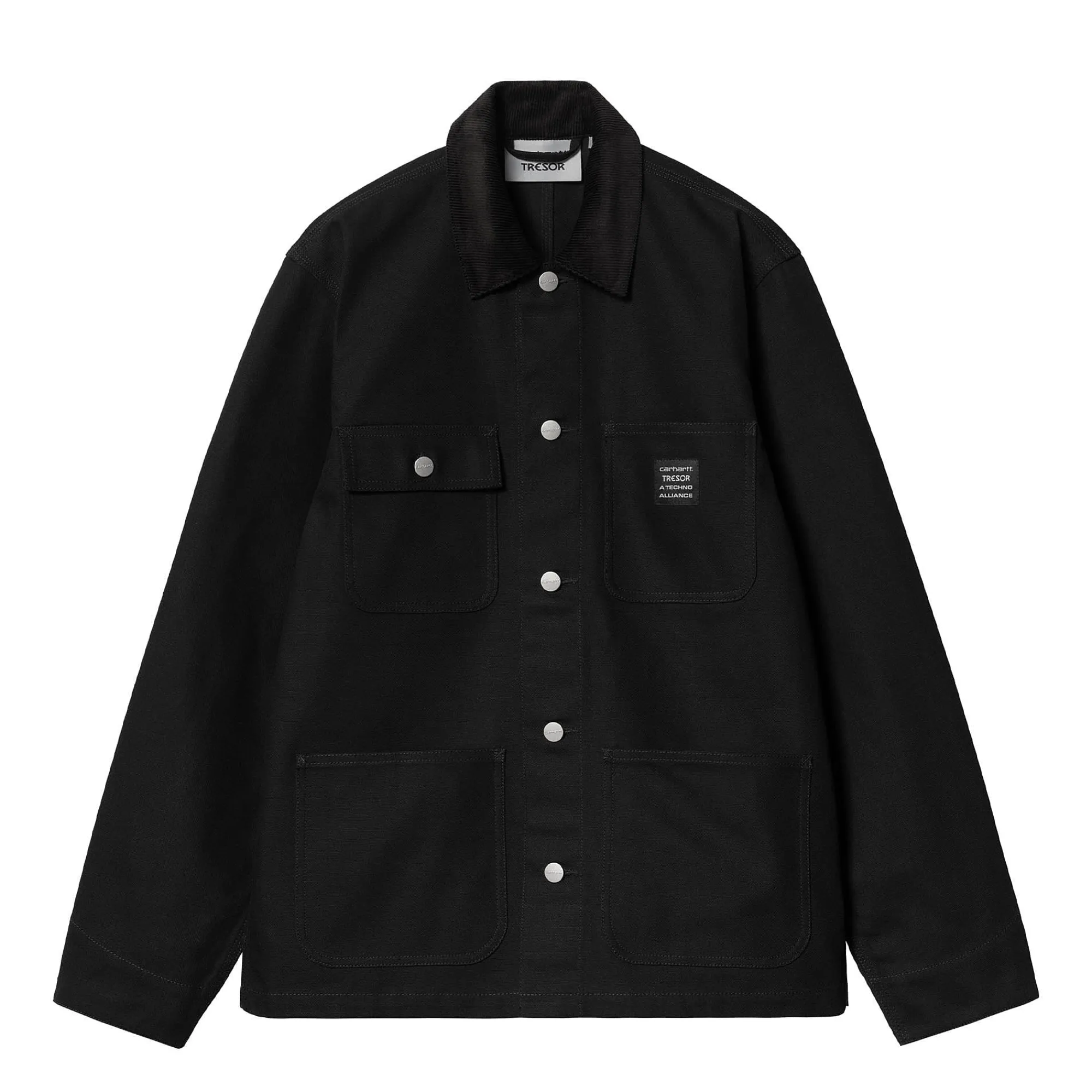 Jackets & Coats^Carhartt WIP Way Of The Light Michigan Coat Black/DarkGreyReflective