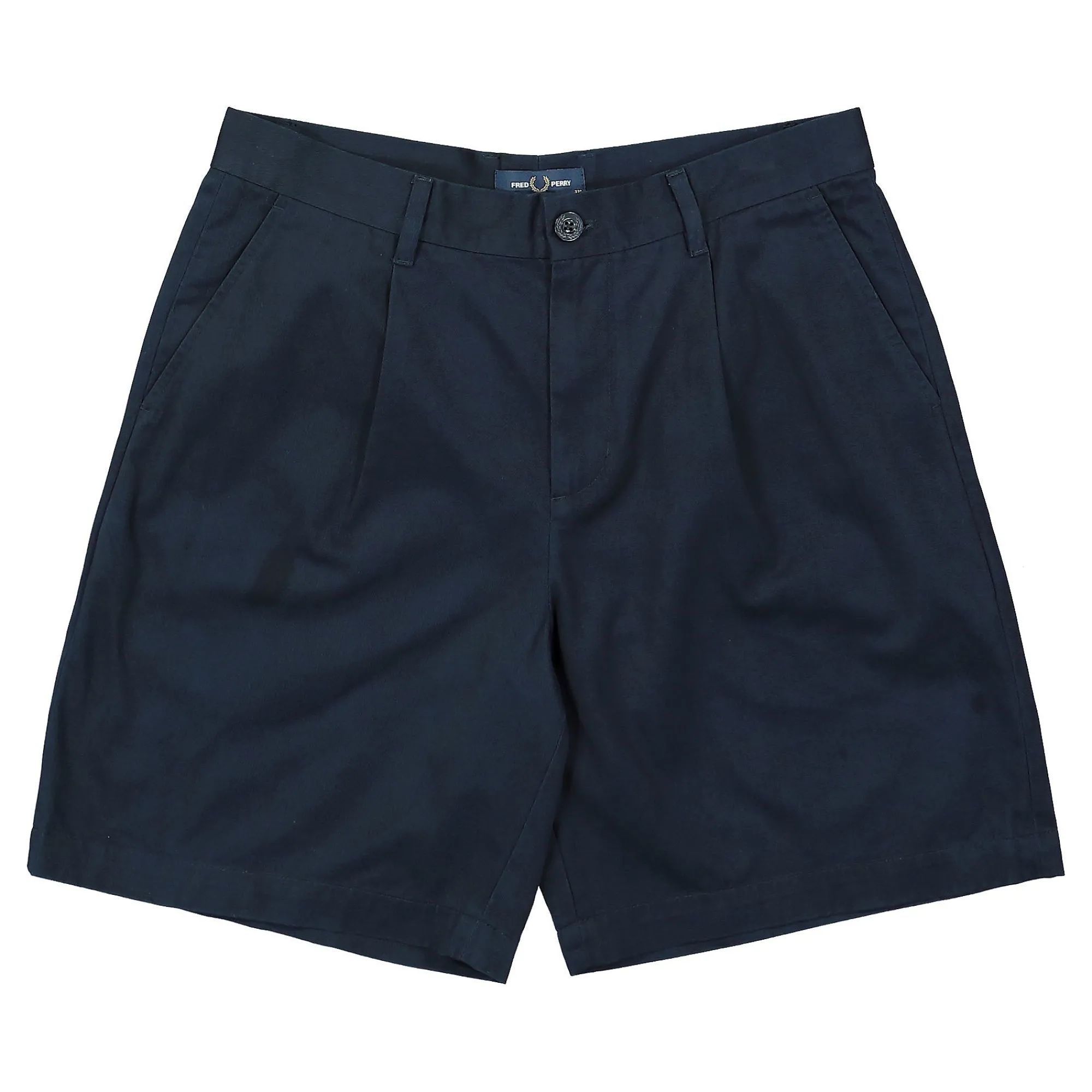 Pants & Shorts^Fred Perry Wide Leg Woven Short Navy