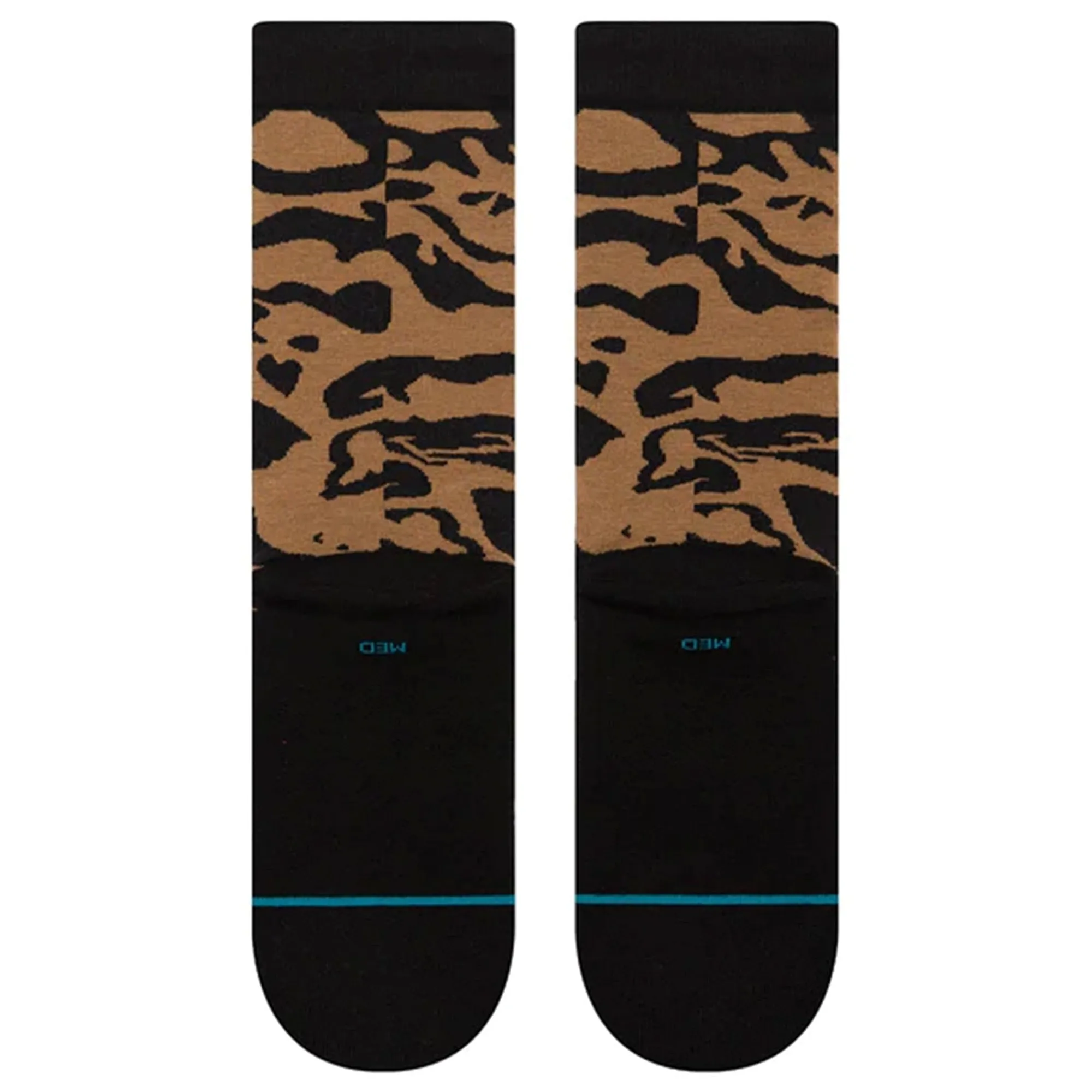 Socks & Underwear^Stance Wmns Animalistic Crew Socks Black/Brown