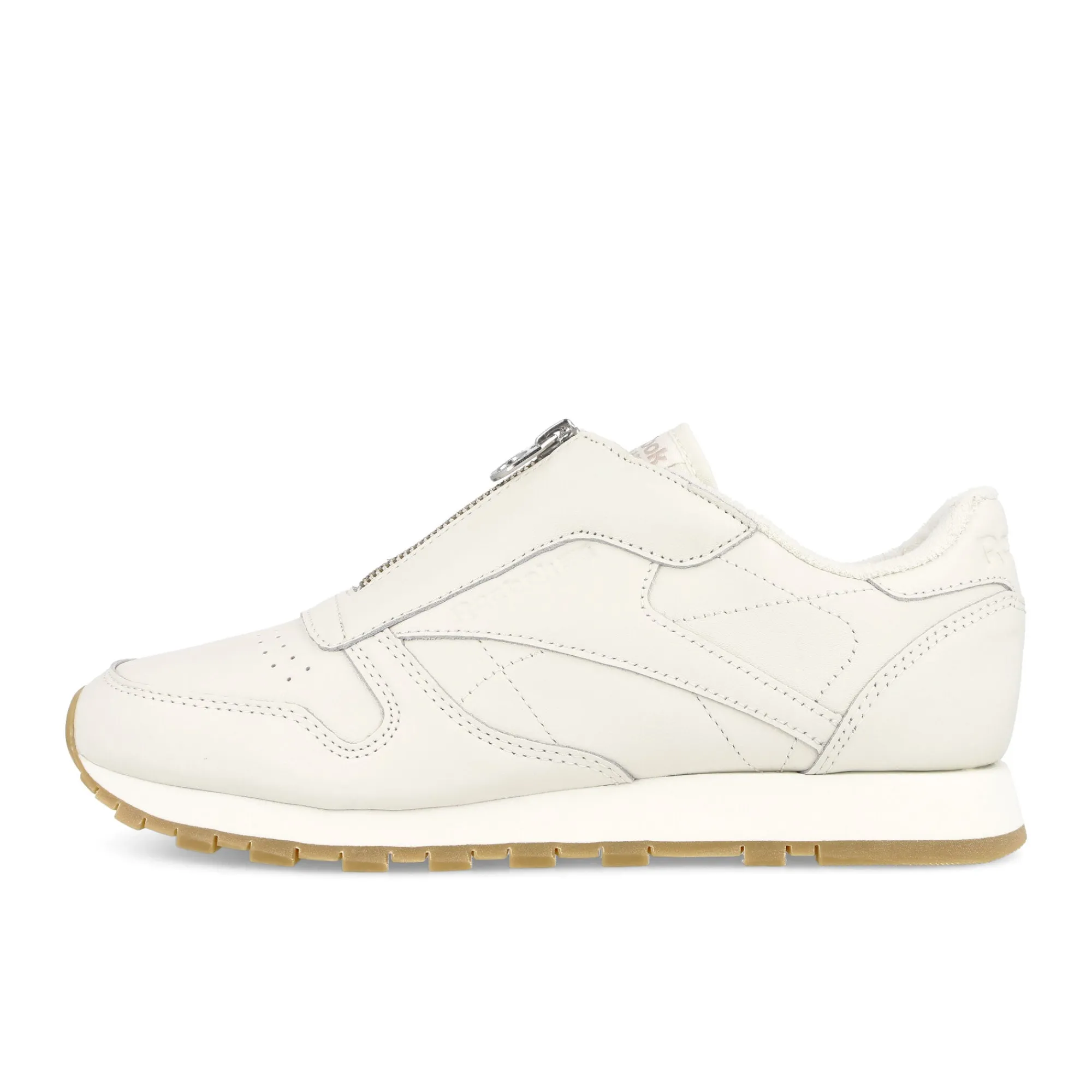 Low Tops | Retro & Running^Reebok wmns classic leather zip Chalk-Sandstone-Silver