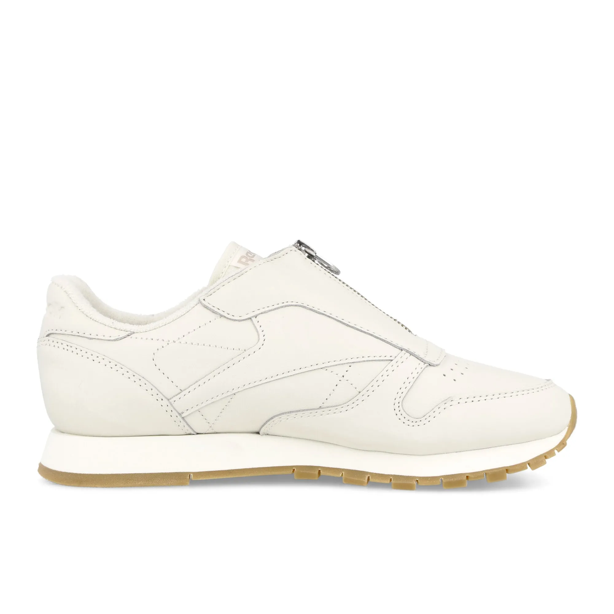 Low Tops | Retro & Running^Reebok wmns classic leather zip Chalk-Sandstone-Silver