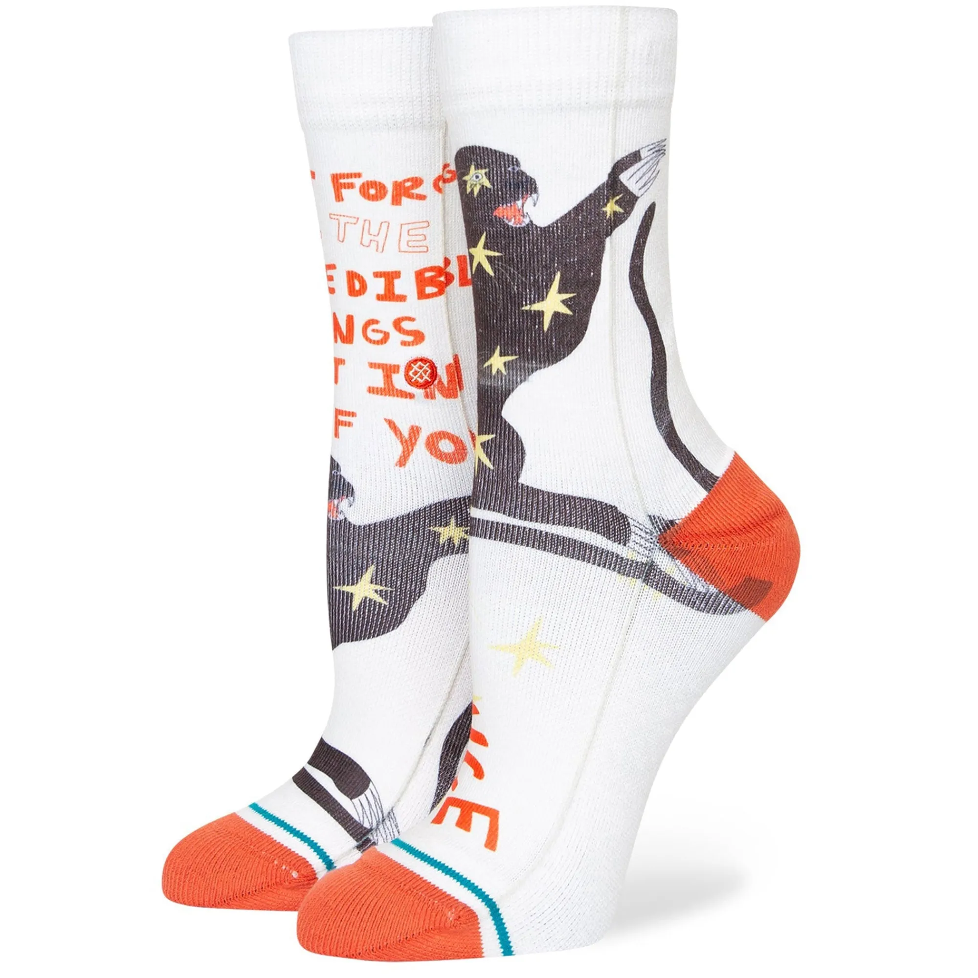 Socks & Underwear^Stance Wmns Incredible Things Socks OffWhite