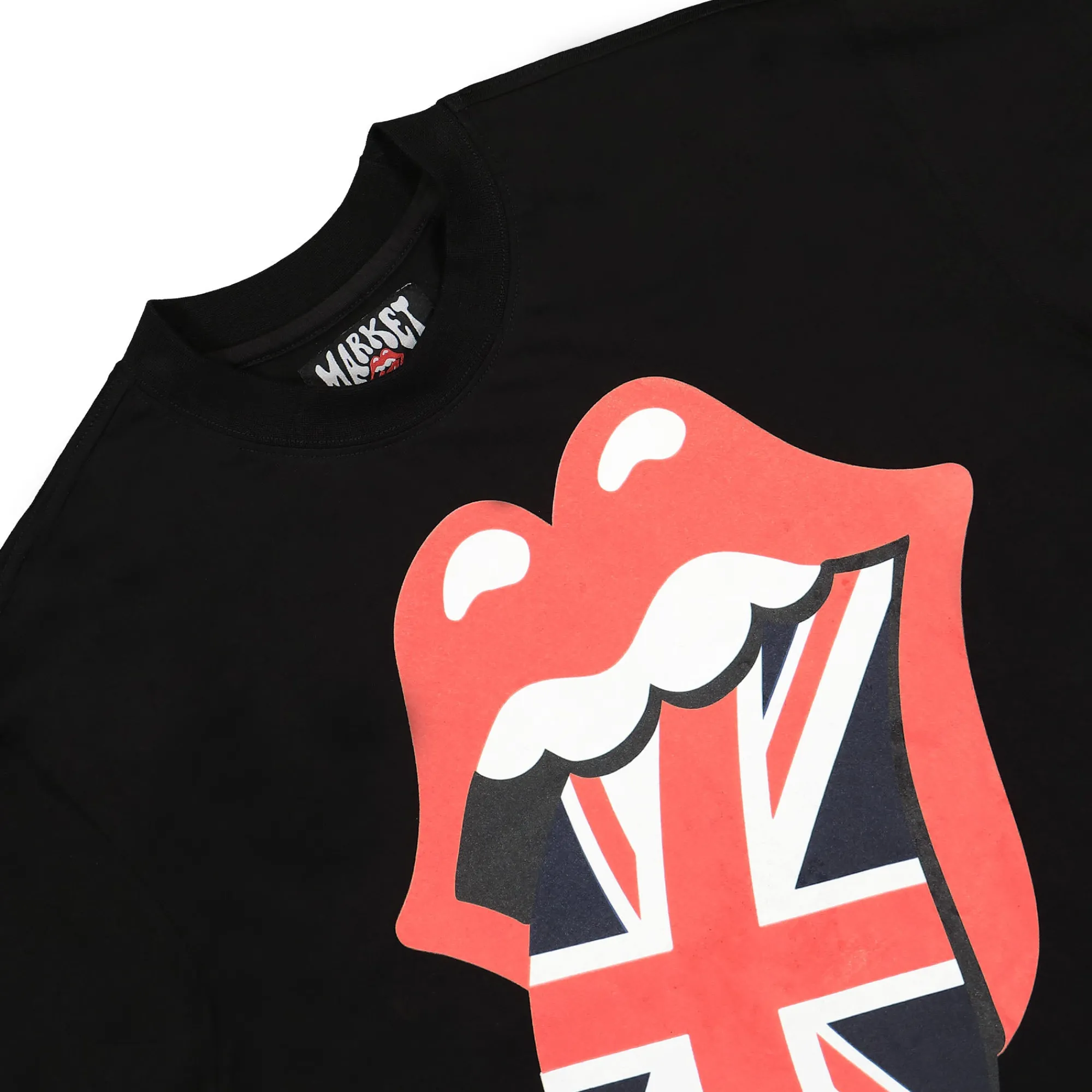 T-Shirts & Long Sleeves^Market World Flag Longsleeved T-Shirt Black