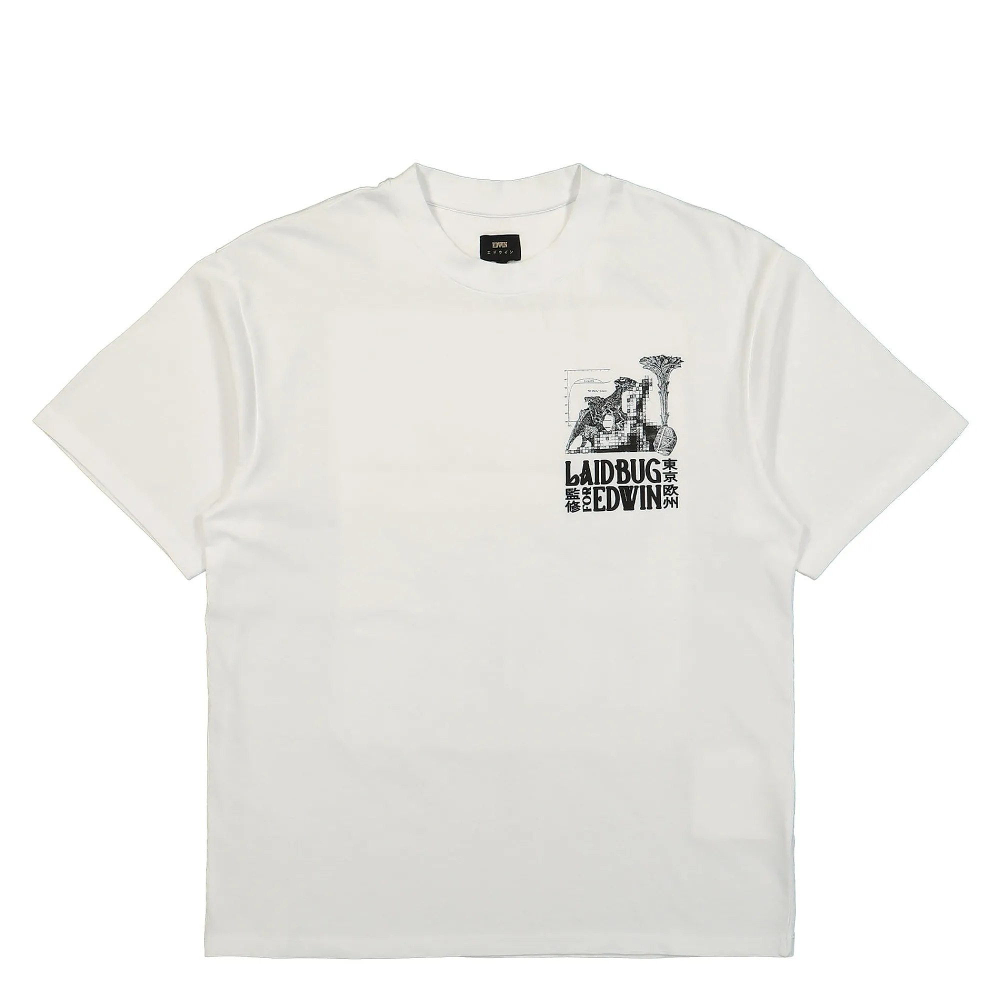 T-Shirts & Long Sleeves^Edwin Yusuke Isao T-Shirt White